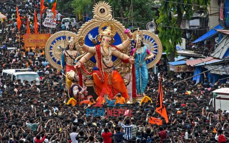 महाराष्ट्रको गणेश उत्सव: प्रवासी नेपालीहरुले पनि भब्य रुपमा मनाए ।