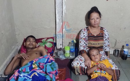 भाेजपुरका याेगेन्द्र वि‍क मुम्बइमा थलिए, उपचारका लागि सहयोगकाे अपिल ।
