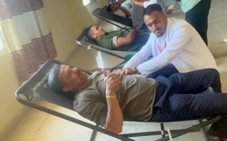 पाणिनि पत्रकार समाज नेपालद्वारा क्रमशः इतिहास स्थापित गर्ने क्रम जारी, प्रथम रक्तदान शिविर सम्पन्न ।