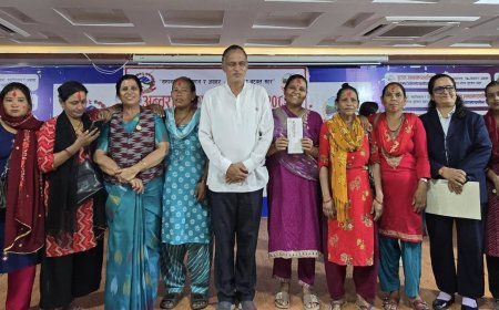 श्रमिक दिवसकाे अवसरमा बुटवल उपमहानगरपालिकाद्धारा सम्मान कार्यक्रम ।