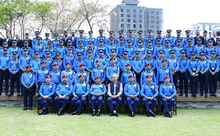 ६५ जना प्रहरी निरीक्षकहरु दर्ज्यानी चिन्हद्वारा सुशोभित