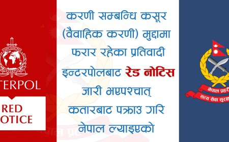 इन्टरपोलबाट रेड नोटिस जारी भएका फरार व्यक्ति कतारबाट पक्राउ ।