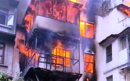 ग्यास चुहिएर मखनटोलमा आगलागी, एक जनाको मृत्यु