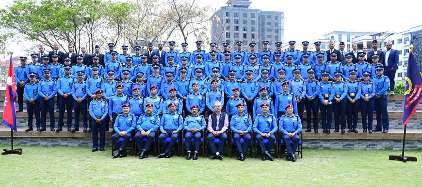 ६५ जना प्रहरी निरीक्षकहरु दर्ज्यानी चिन्हद्वारा सुशोभित