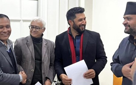 रास्वपा र उज्यालो नेपालबीच ७ बुँदे सहमतिः कुलमान घिसिङ उपसभापति रहने ।