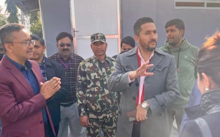 मन्त्री खरेलद्वारा एनसेलको पोखरा डाटा सेन्टर अवलोकन, भोल्टे क्षमता अभिवृद्धी परियोजनाको उद्घाटन