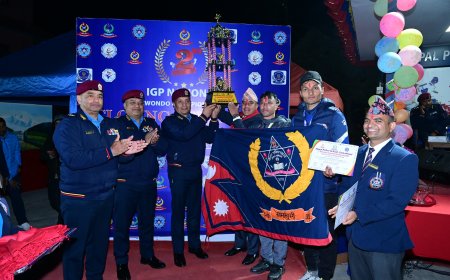 दोस्रो आइजीपी नेशनल तेक्वान्डो प्रतियोगिता सम्पन्न