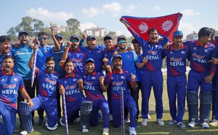 नेपाल ‘ए’ को रोमाञ्चक जित, अमेरिकामाथि ३ विकेटको सफलता