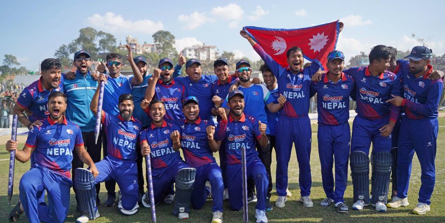 नेपाल ‘ए’ को रोमाञ्चक जित, अमेरिकामाथि ३ विकेटको सफलता