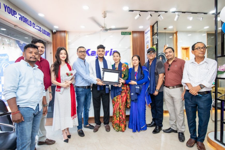 कजारिया रमेश टायल्सको नयाँ शोरुम दलदलेमा सञ्चालन