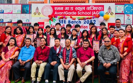 एभन गा:ड बोर्डिङ स्कूलद्वारा एसईई उत्तीर्ण विद्यार्थी सम्मान तथा विदाई