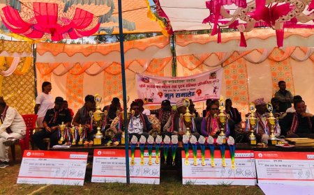 पाँचौँ चुरे गाउँपालिका स्तरीय अध्यक्ष कप महिला तथा पुरुष भलिबल प्रतियोगिता २०८३ सम्पन्न